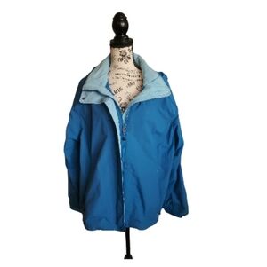 Womens LL Bean Blue Winter Jacket